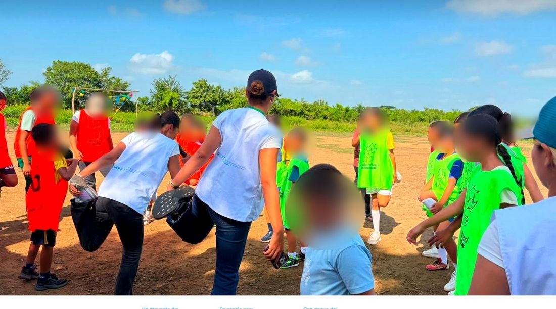 Niñas y niños en una jornada recreativa en Córdoba con UNICEF y RHPF LAC