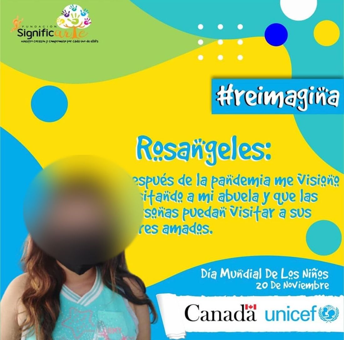Pieza de la campaña #reimagina por el Día Mundial de los Niños